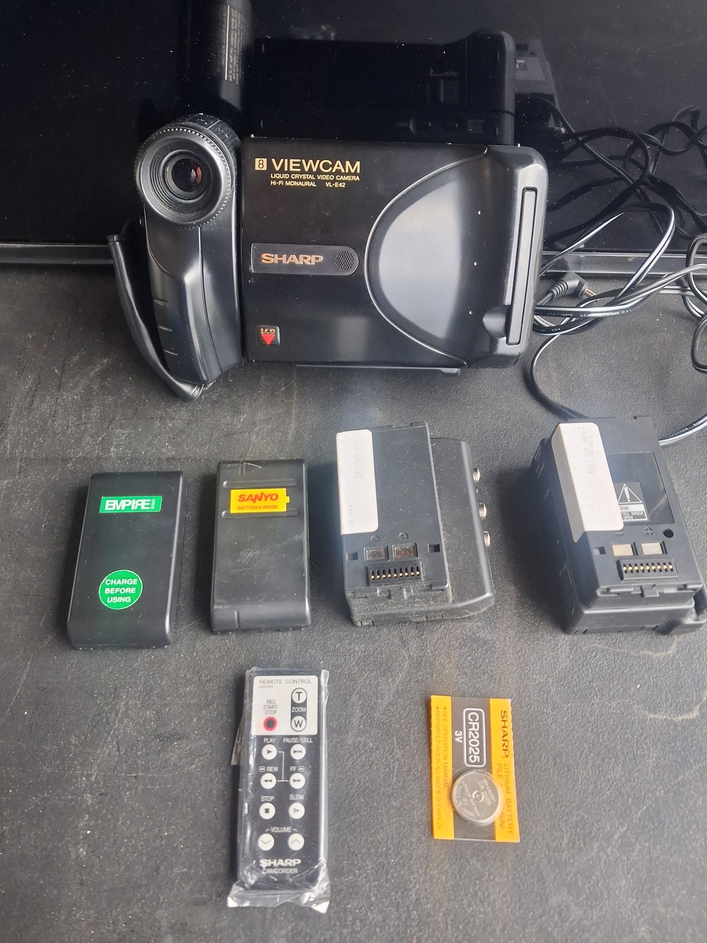 Sharp Viewcam Black Video Camera with Accessories